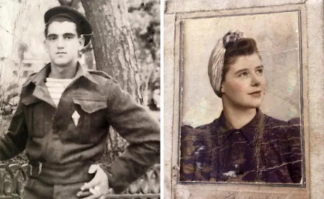 Leon Gautier and the precious photo of Dorothea, whom he later married