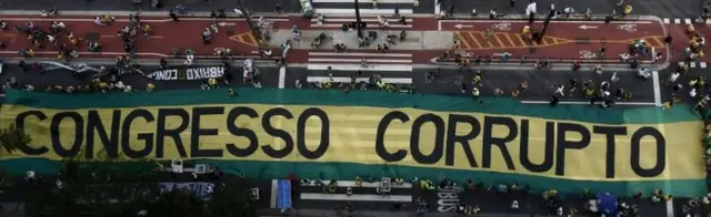 Sao Paulo'daki bir gösteri