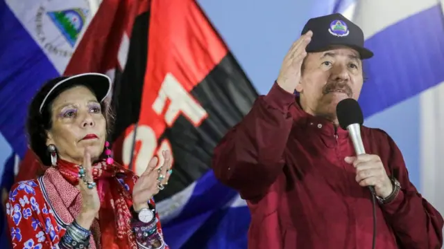 Rosario Murillo y Daniel Ortega