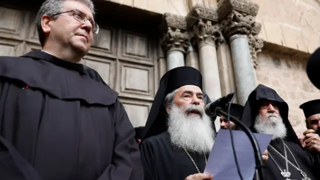 Los administradores de la Basílica del Santo Sepulcro hablan