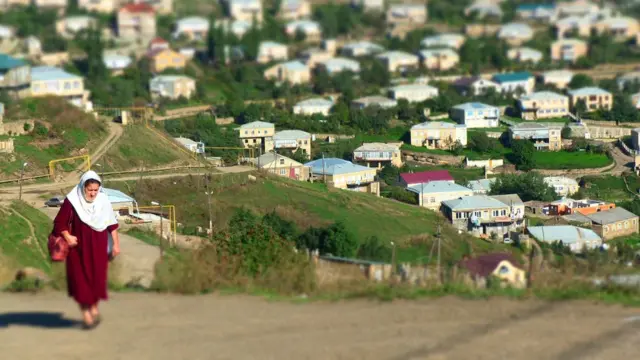 Посёлок Кубачи (новые) в Дахадаевском районе Республики Дагестан