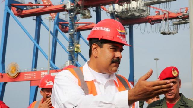Nicoláss Maduro en la Guaira.