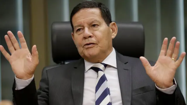 O vice-presidente General Hamilton Mourão