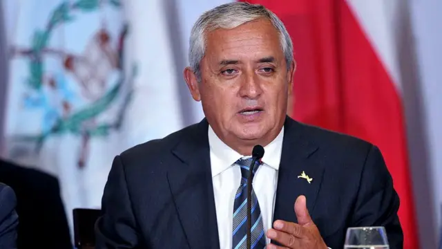 El expresidente guatemalteco Otto Pérez Molina.