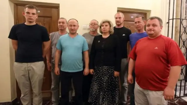 Моряки с судна "Норд"