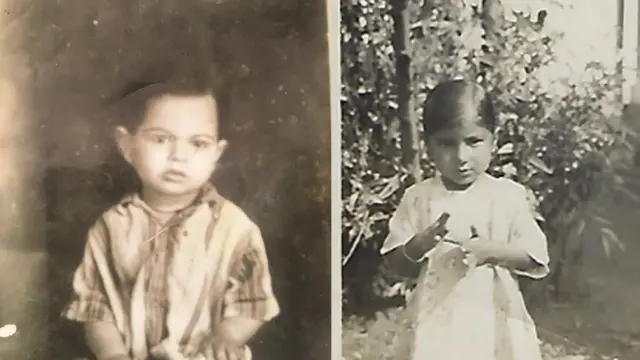 শিশু অরবিন্দ জানি ও কিশোরী তেজ প্রকাশ মাঙ্গাত 