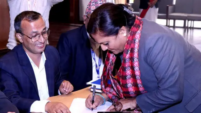 पुष्पा भुसाल उपसभामुख निर्वाचित भएकी थिइन