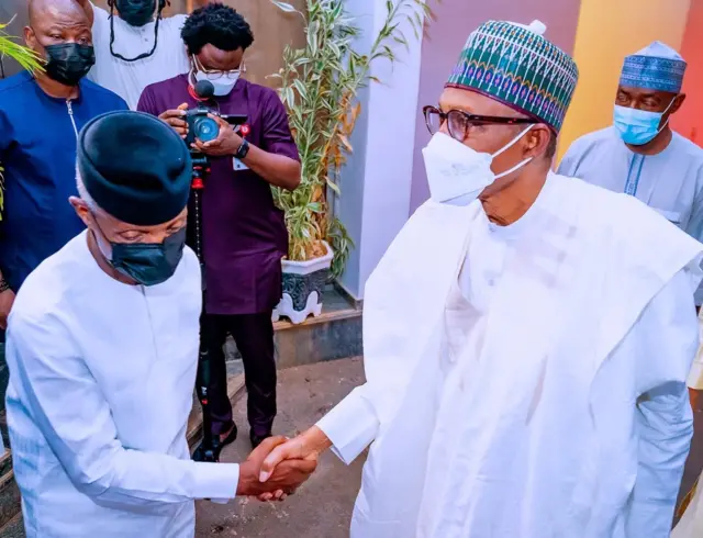 President Muhammadu Buhari and im vice 