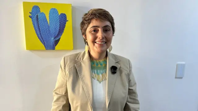 A congressista colombiana Carolina Giraldo, em dezembro de 2025