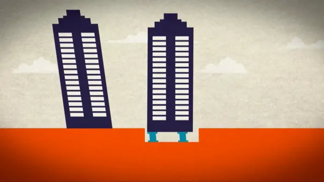 বেজ আইসোলেটরে ভবনের নিচে নড়ার এবং ভূমিকম্প সহন করার প্রযুক্তি বসানো হয় যার কারণে উপরের অংশ পর্যন্ত ঝাঁকুনি পৌছাতে পারে না।