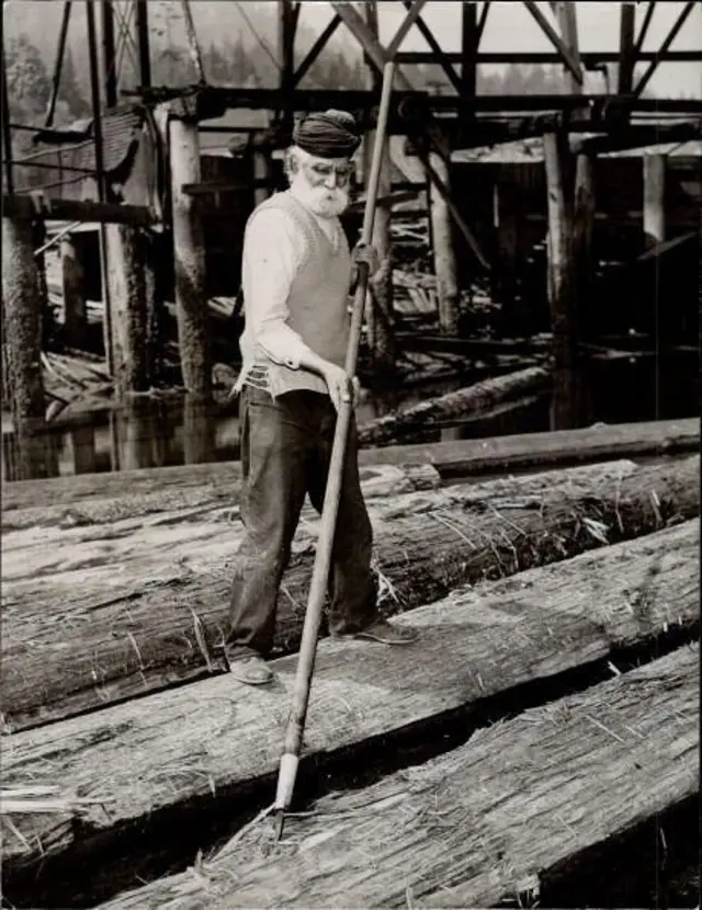 1945માં લાકડાના કારખાનામાં કામ કરી રહેલી 65 વર્ષની વ્યક્તિ