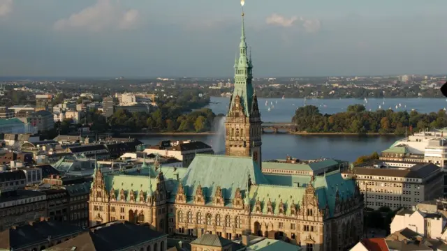 జర్మనీలోని హాంబర్గ్ నగరం