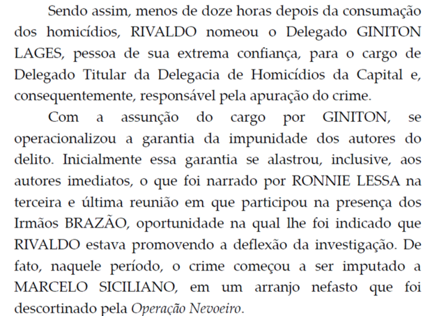 Trecho de decisão judicial