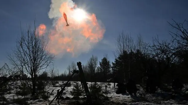 Українські війська на навчаннях в Житомирській області, січень 2024 року