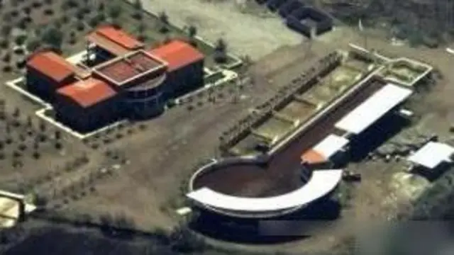 Una vista aérea de un rancho en El Mirador, Nayarit, donde se encontraba Audias Flores Silva