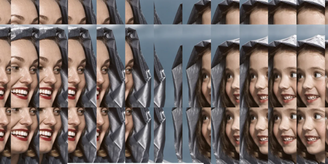 Ilustração mostra quadroscódigo betano aposta grátisuma mulher mais velha à esquerda sorrindo para criança à direita