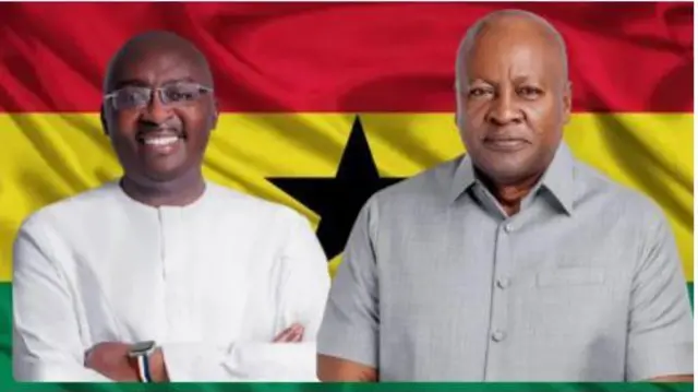 Aworan John Mahama NDCati Bawumia NPP