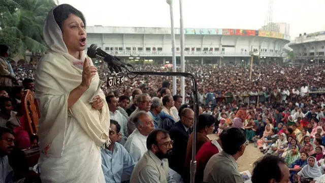 ख़ालिदा ज़िया से चुनाव हारीं थी शेख़ हसीना