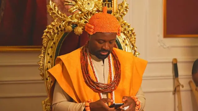 His Majesty, Ogiame Atuwatse III, Olu of Warri