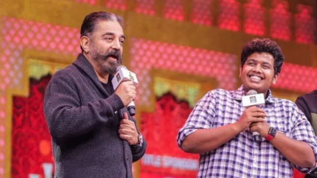 अभिनेता कमल हासन के साथ मोहम्मद इरफ़ान 