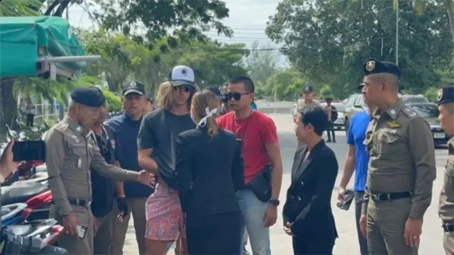 momento da prisão de Daniel Sancho