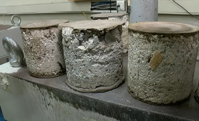 Kahramanmaraş'taki depremlerin ardından İstanbul'daki binalardan alınan bazı karot örneklerinde tahta ve deniz kabuğu çıktı