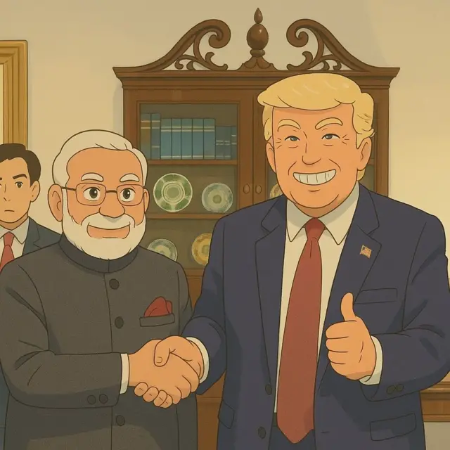 सैम एआई मोदी ट्रंप