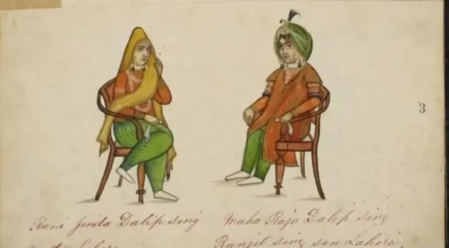 పంజాబ్, సిక్కు సామ్రాజ్యం, దలిప్ సింగ్, మహారాజా రంజిత్ సింగ్, కుర్చీలు, బ్రిటిష్ ఇండియా