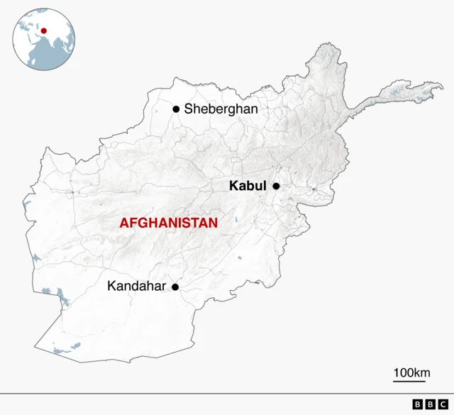 bản đồ Afghanistan