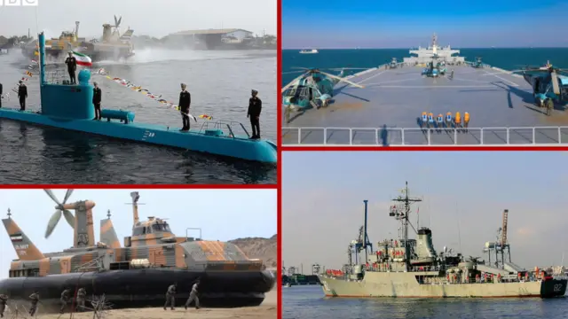 ইরানের নৌবাহিনীর কিছু অংশ