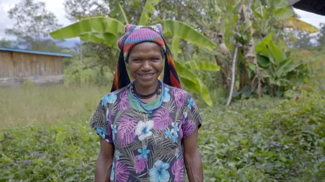 Yabanggal Wandikbo, pengungsi Nduga. 