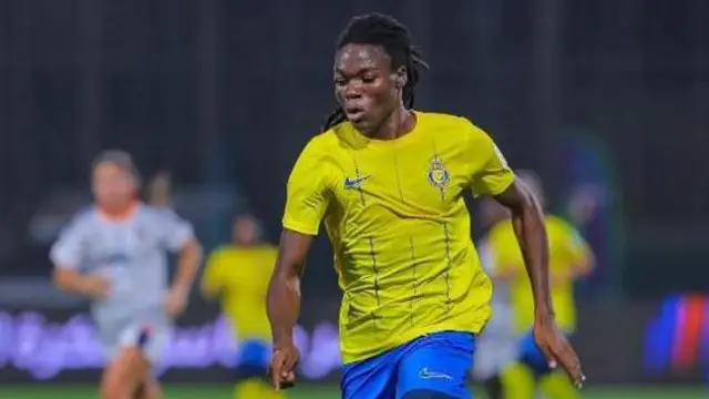 Clara Luvanga sous le maillot d'Al-Nassr