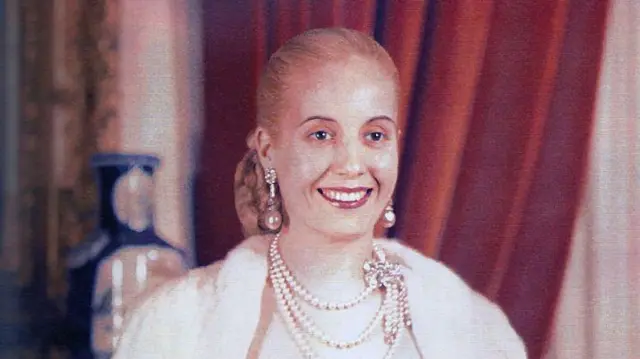 Maria Eva Duarte de Peron (7 May 1919, 26 July 1952) was the second wife of Argentine President Juan Peron (1895- 1974)