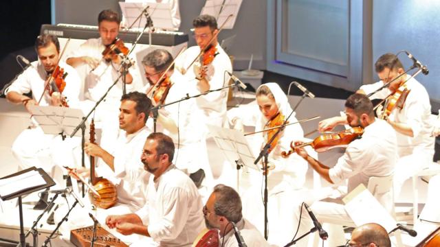 نوازندگان یک کنسرت در ایران
