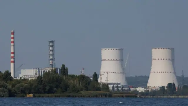 Ifoto igaragaza uruganda ry'ingufu za nikleyeri rwo mu karere ka Kursk, mu burengerazuba bw'Uburusiya.