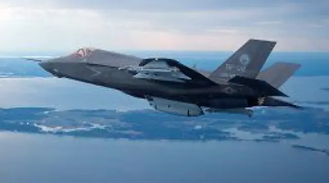 ABD'ye ait bir F-35 savaş uçağı