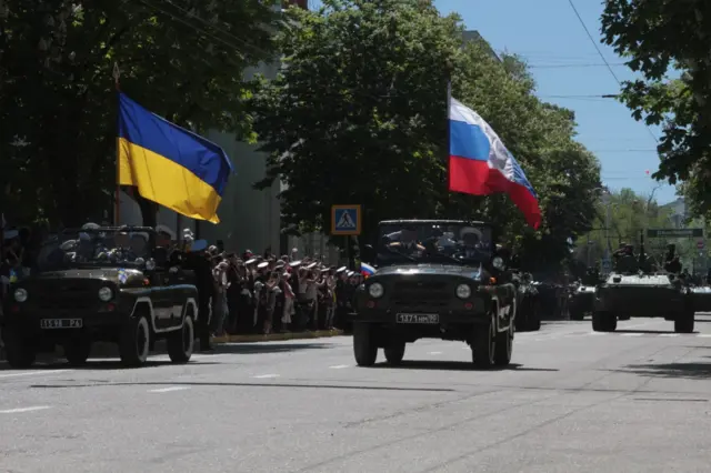 Сіпльний парад ВМФ України та Росії у Севастополі 9 травня 2013 року