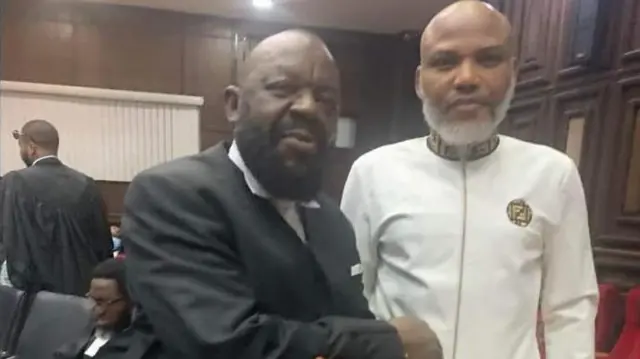 Mazi Nnamdi Kanu na ọkaikpe ya bụ Aloy Ejimakor