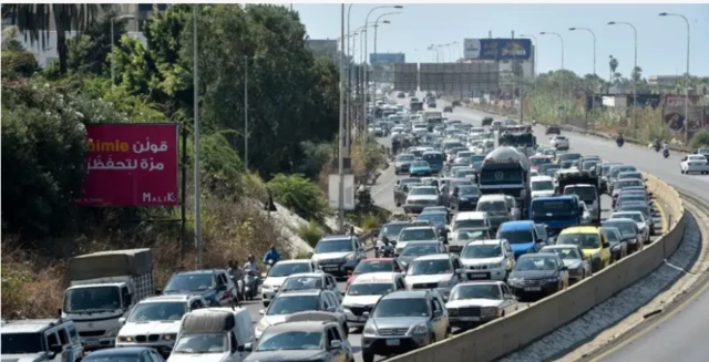 பெய்ரூட் நோக்கி செல்லும் சாலை