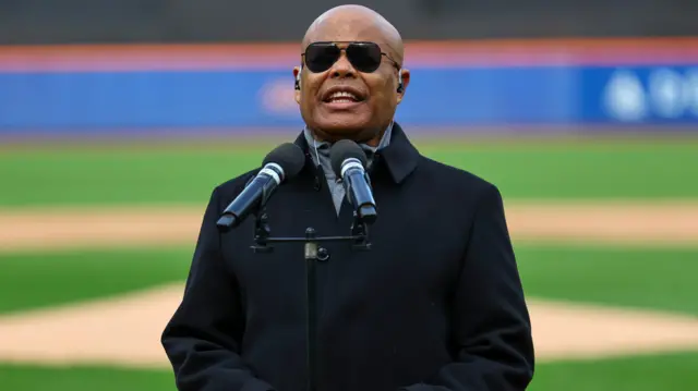 Rubby Pérez ree to n kọrin Dominican Republic, ni Citi field, New York