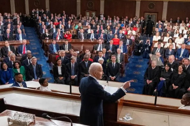 Biden discursando