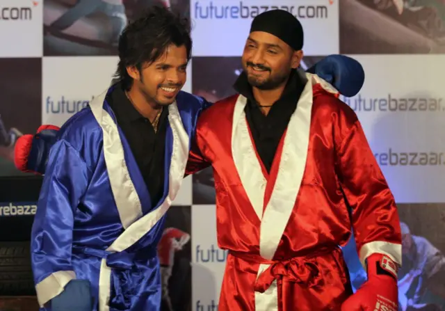 श्रीसंत और हरभजन सिंह