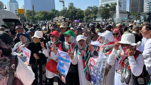 Pendemo hasil pilpres 2024