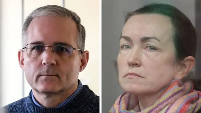 Paul Whelan y Alsu Kurmasheva