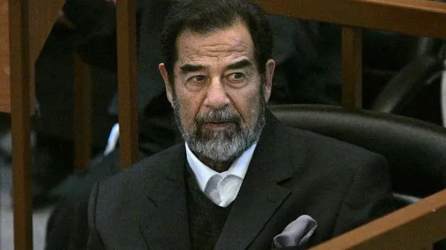 ক্ষমতাচ্যুত ইরাকি রাষ্ট্রপতি সাদ্দাম হোসেন