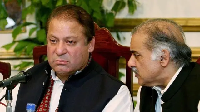 नवाज़ शरीफ़ और शहबाज़ शरीफ़