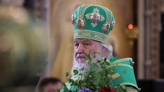 O líder da Igreja Ortodoxa Russa, patriarca Kirill