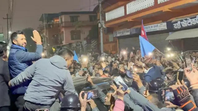 रास्वपा सभापति रवि लामिछाने रिहा भएलगत्तै रुपन्देहीमा