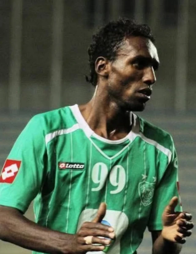 لاعب منتخب فلسطين السابق سليمان العبيد المُلقب بـ"بيليه فلسطين"