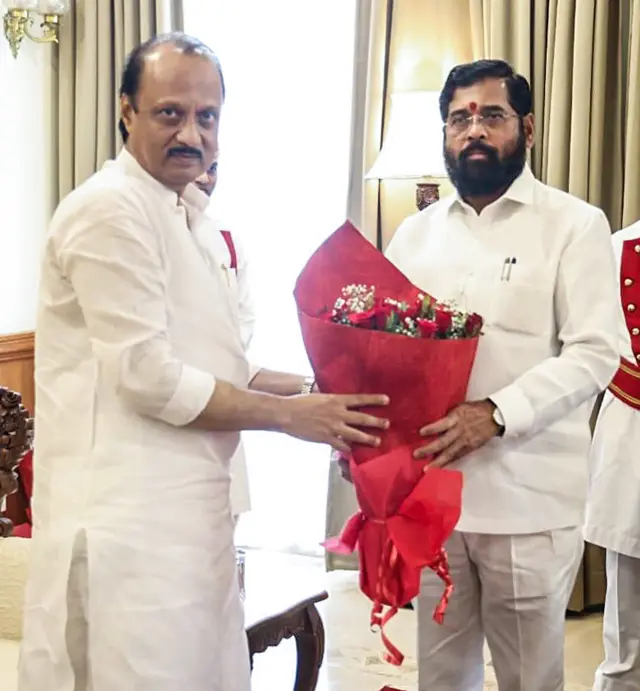 अजित पवार और एकनाथ शिंदे